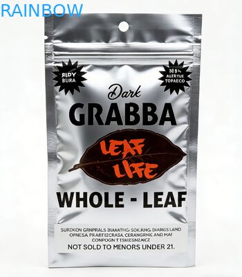 الفراغ المقاوم للأطفال أوراق الألومنيوم قابلة لإعادة التدوير Mylar الصف الغذائي المقاوم للرائحة سيجار أوراق التبغ