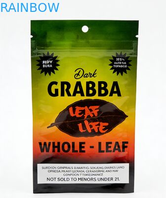 الفراغ المقاوم للأطفال أوراق الألومنيوم قابلة لإعادة التدوير Mylar الصف الغذائي المقاوم للرائحة سيجار أوراق التبغ