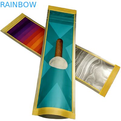 طباعة مخصصة الصف الغذائي مقاومة للأطفال ثلاثي الجانب الختم كيس مايلر زيبلوك