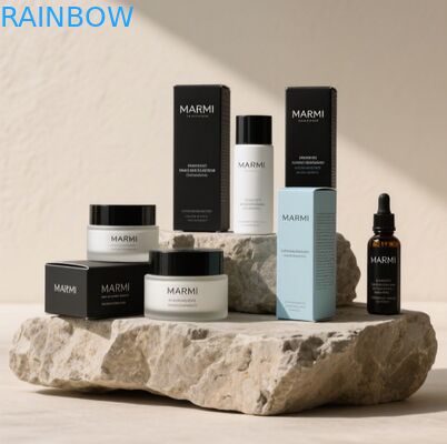 صندوق عطور فاخر مخصص بسماكة 350 جرام وختم ساخن لتغليف الهدايا الفاخرة