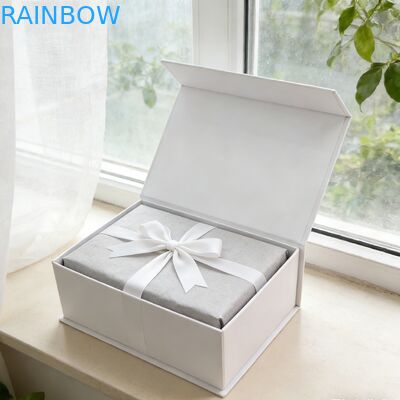 مخصصة فاخرة قابلة للتحلل الحيوي 350 غرام سمك الورق الورقية الورقية صندوق التعبئة والإغراء مجلد لخوذة الأحذية الملابس الشحن هدية