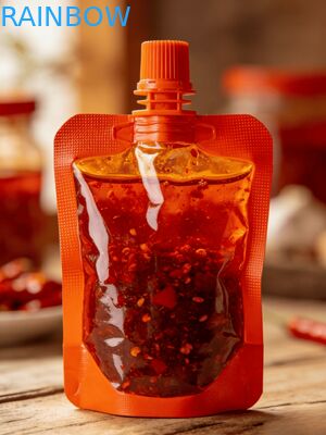 مانعة للتسرب صنبور Pouch150ml 200ml 300ml دوق-باي الغذاء الصف صلصة الفلفل الحار هلام عصير الطفل الغذاء حقيبة الوقوف صنبور الحقيبة