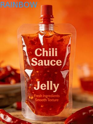 مانعة للتسرب صنبور Pouch150ml 200ml 300ml دوق-باي الغذاء الصف صلصة الفلفل الحار هلام عصير الطفل الغذاء حقيبة الوقوف صنبور الحقيبة