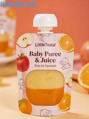 30 مل كيس طلاء طعام مطبوع خصيصًا لعصير الأطفال وعبوات البوري