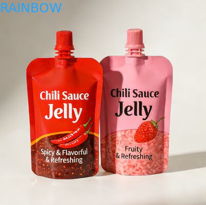 30 مل كيس طلاء طعام مطبوع خصيصًا لعصير الأطفال وعبوات البوري