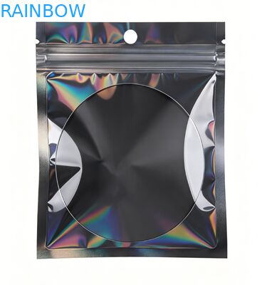 حقيبة تعبئة قابلة لإعادة التدوير من البلاستيك البلاستيكي المختل مع ختم ثلاثي الجانب