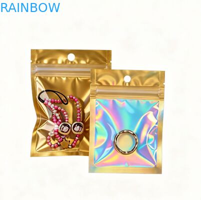 حقيبة تعبئة قابلة لإعادة التدوير من البلاستيك البلاستيكي المختل مع ختم ثلاثي الجانب