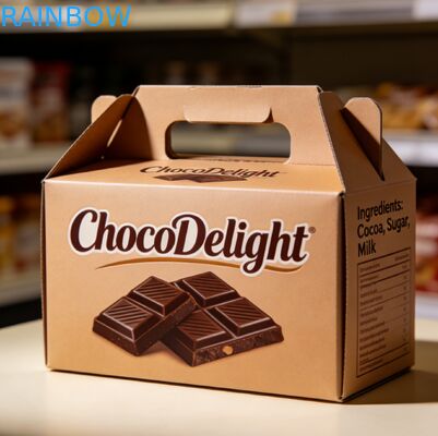 صندوق هدية زفاف مع نافذة واضحة للحلوى والشوكولاتة