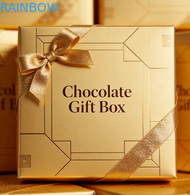 صندوق هدية زفاف مع نافذة واضحة للحلوى والشوكولاتة