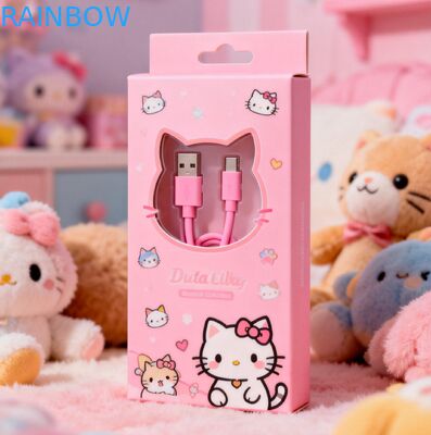 كمية قابلة للتخصيص مربع ورقي سمك 350 غرام مع الطابع الساخن النهاية للكابلات USB التعبئة