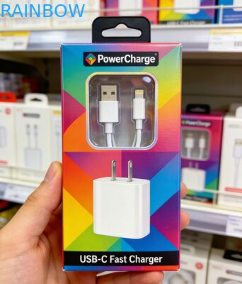 أبعاد قابلة للتخصيص صندوق الورق مع الطابع الساخن النهاية و 350 غرام سمك للتعبئة والتغليف الممتاز