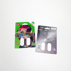 الطباعة الخضراء نفطة بطاقة التعبئة والتغليف مامبا 3D تأثير لحبوب منع الحمل كبسولة الجنس حزمة