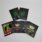 Cbd Candy Gummy Plastic Pouches Packaging Ziplock Bags Recyclable With Window