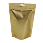 البلاستيك الأغلاق الوقوف الحقيبة القهوة التعبئة أكياس رقائق الألومنيوم الذهب