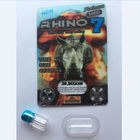 زجاجات حبوب منع الحمل البلاستيكية الملونة ذات الغطاء المعدني لـ FX 9000 Rhino 7 SWAG Capsule زجاجات حبوب منع الحمل البلاستيكية الشفافة