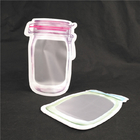 الحقيبة البلاستيكية المخصصة القابلة لإعادة الاستخدام على شكل خاص لأطعمة عصير الحليب جيلي السائل