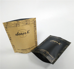 الطعام الجاف القهوة براون كرافت ورقة الوقوف الحقيبة الحفر المطبوعة