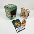 2020 تصميم جديد من Grabba Leaf Cigar Wraps التعبئة والتغليف صندوق ورقي بلانت يترك حزمة عرض مجموعة