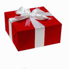 أعلى درجة طي الورق صندوق من الورق المقوى الميدان الأحمر لتغليف هدايا