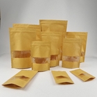 مخصص طباعة أكياس الشاي الصف الغذاء التعبئة والتغليف زيبر Doypack انظر من خلال أكياس الورق مع الشعار