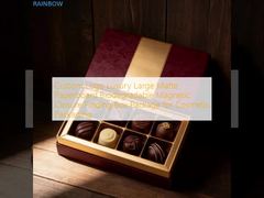 شعار مخصص فخم كبير من الورق المقوى المتحلل المضغوط المغناطيسي مغلق قابلة للطي حزمة للتغليف التجميلي