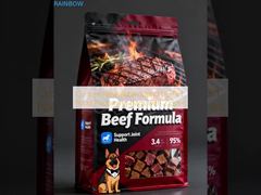 أكياس تغليف طعام الحيوانات الأليفة القابلة لإعادة الإغلاق مع سحاب