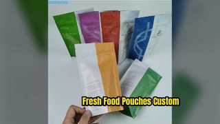 أكياس طعام مخصصة مصنوعة من رقائق الألومنيوم غير اللامعة