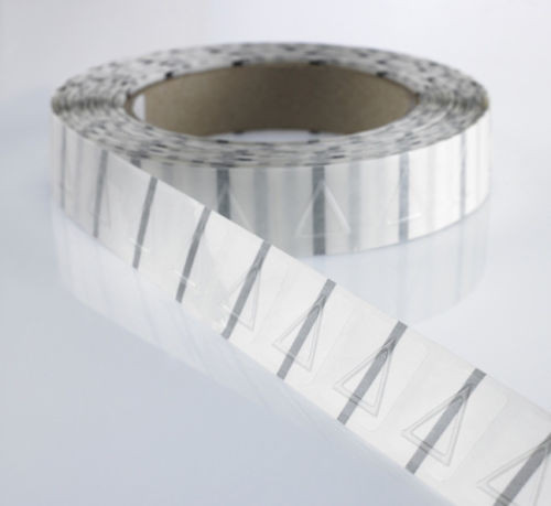 Recyclable واضح مثلث تقليص كم تسميات اللمس تحذير ل Blindman / ملصقات