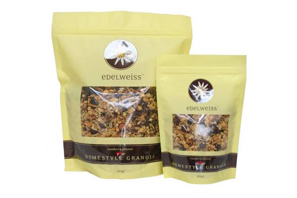 Homestyle Edelweiss أكياس الشاي التعبئة والتغليف الضوء الأصفر مع نافذة