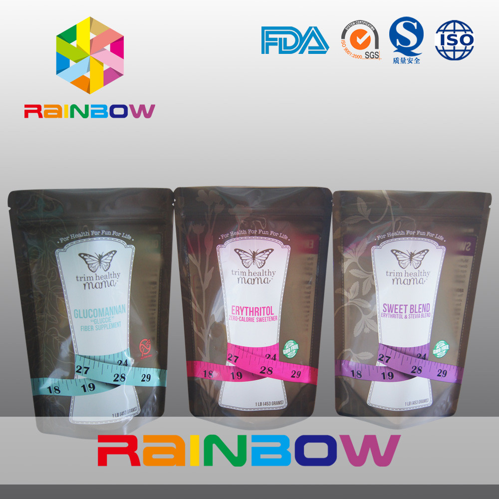 انهض سستة أكياس وجبة خفيفة / تغليف المواد الغذائية البلاستيكية للمساواة التحلية