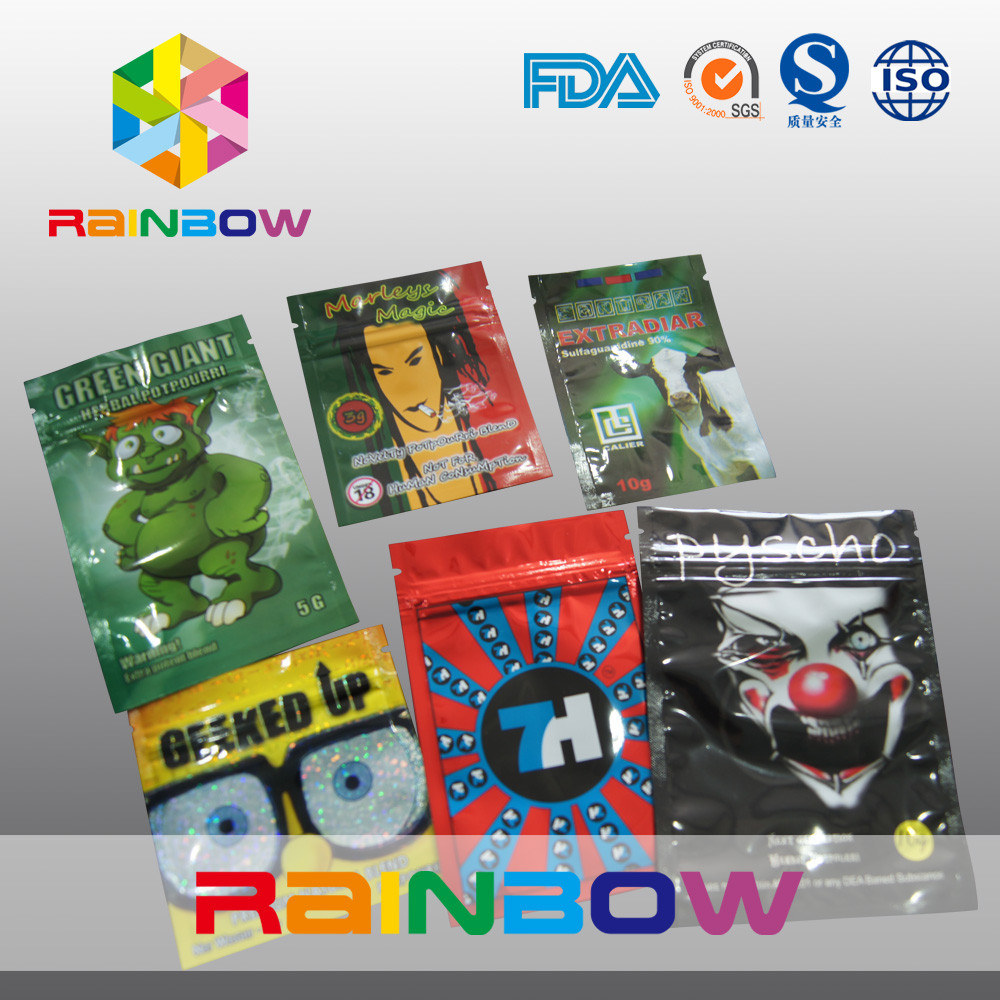 ثلاثة الجانب ختم الختم البخور العشبية / التوابل حافز سستة حقيبة