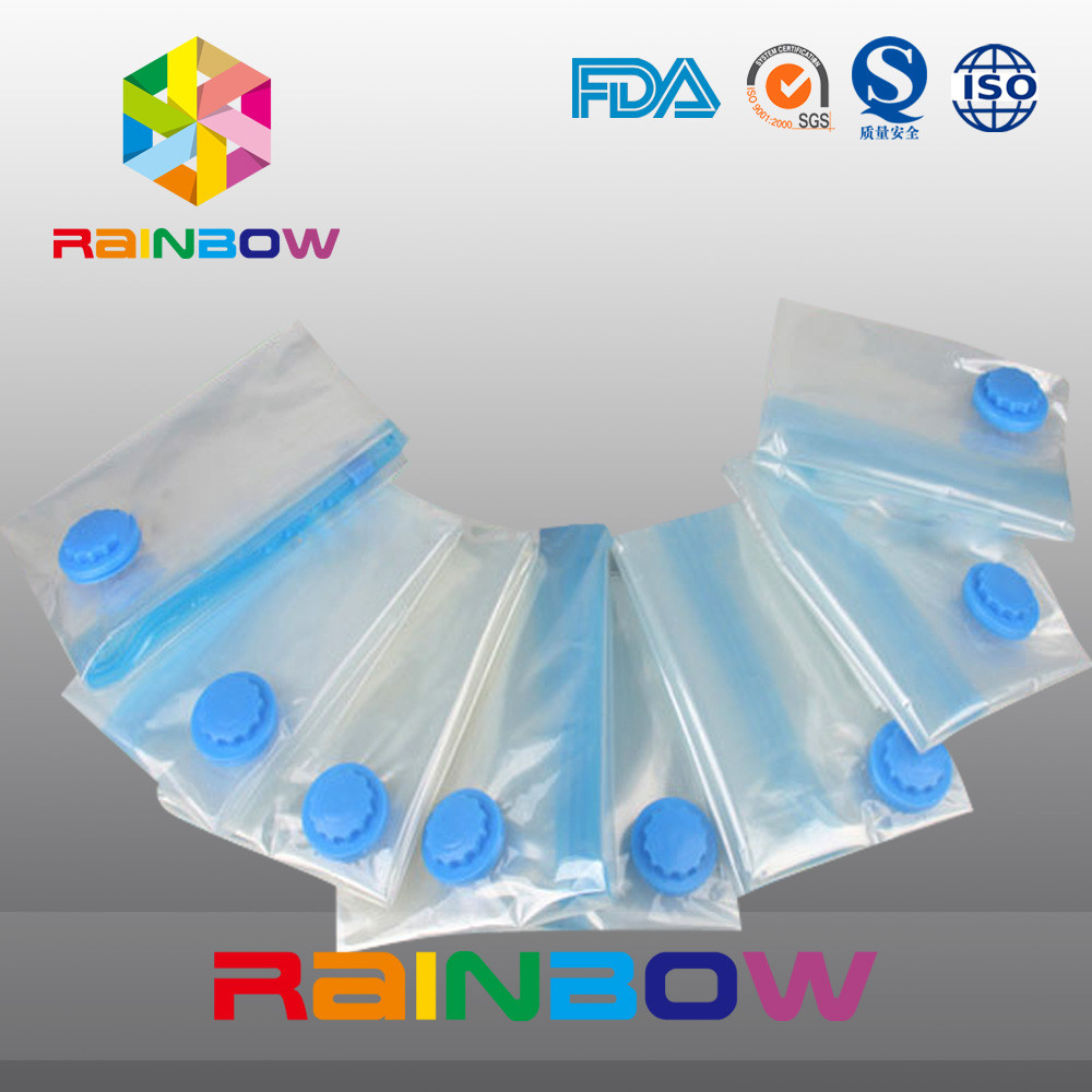 فراغ أكياس الهواء ختم التخزين / أكياس الفضاء التوقف عن الألحفة ، الفراش والملابس