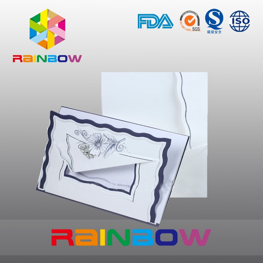 بطاقة مخصصة ورقة فنية لعيد الميلاد / تحية دعوات الزفاف