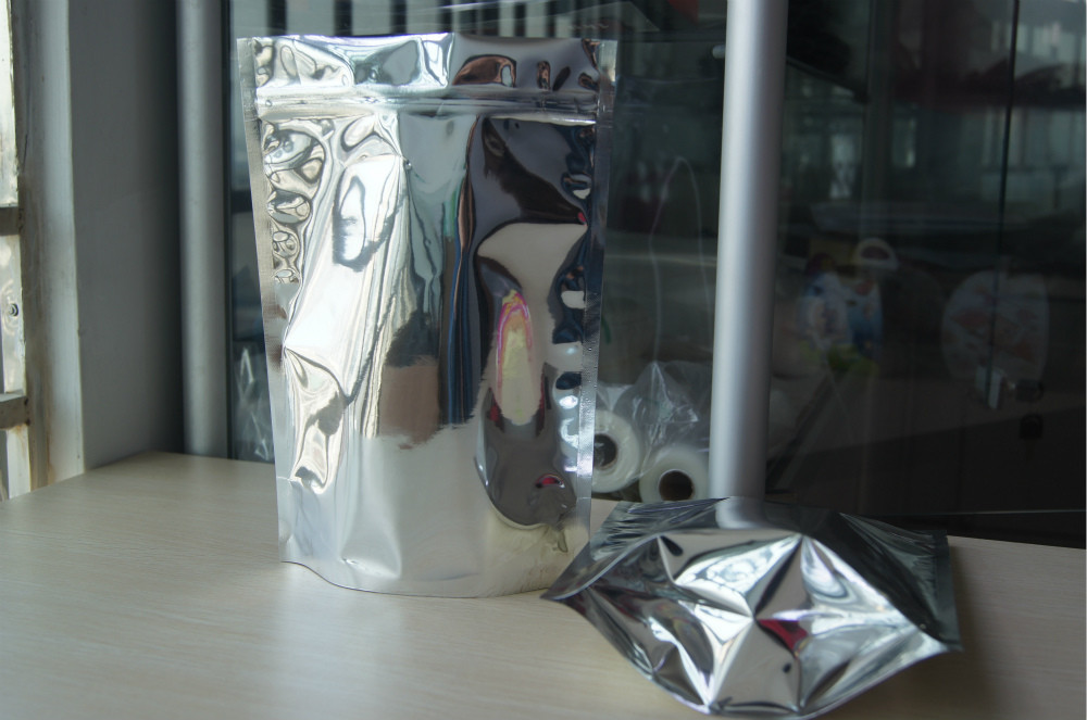 مخصص عادي الألومنيوم احباط أكياس زيبلوك / الوقوف احباط الحقيبة التعبئة والتغليف