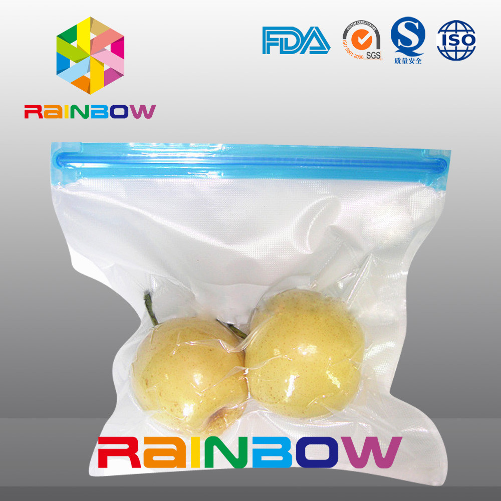 بولي فراغ تخزين المواد الغذائية الحقيبة / أكياس سداده منزلق فراغ الغذاء ختم