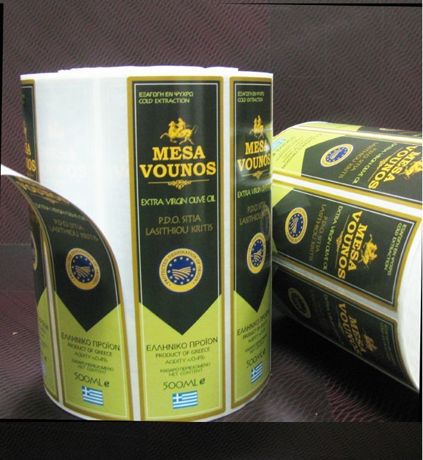 ختم الساخنة تصميم مخصص تسمية زجاجة من النبيذ الاحمر / تسمية ملصق خاص