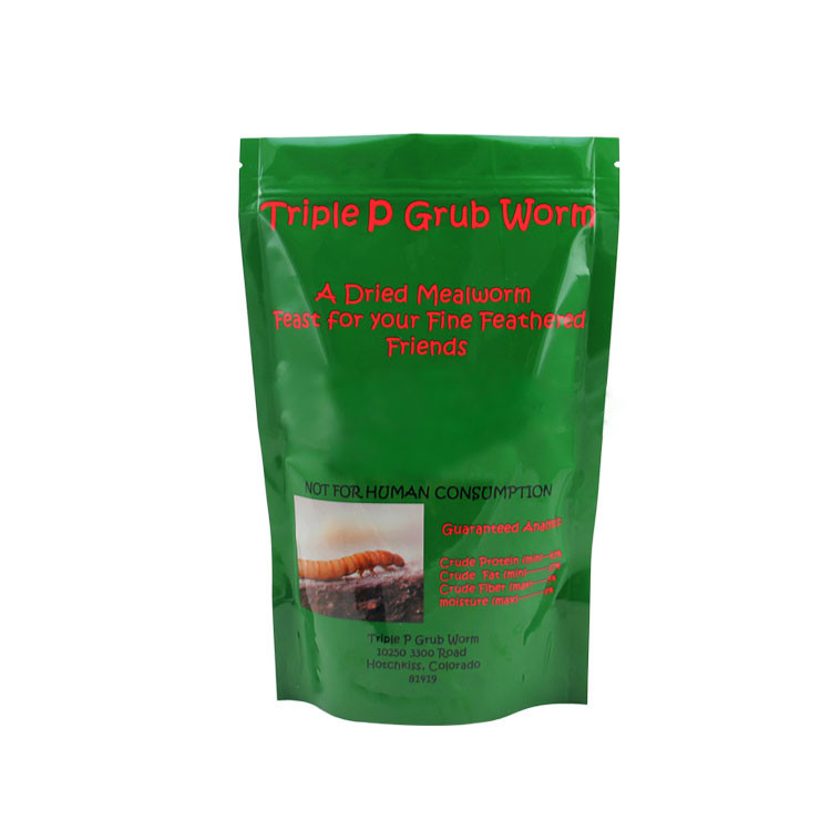 المعاد تدويرها Mealworm احباط الحقيبة التعبئة والتغليف ، Doypack حقيبة Ziplock للتغليف Mealworm