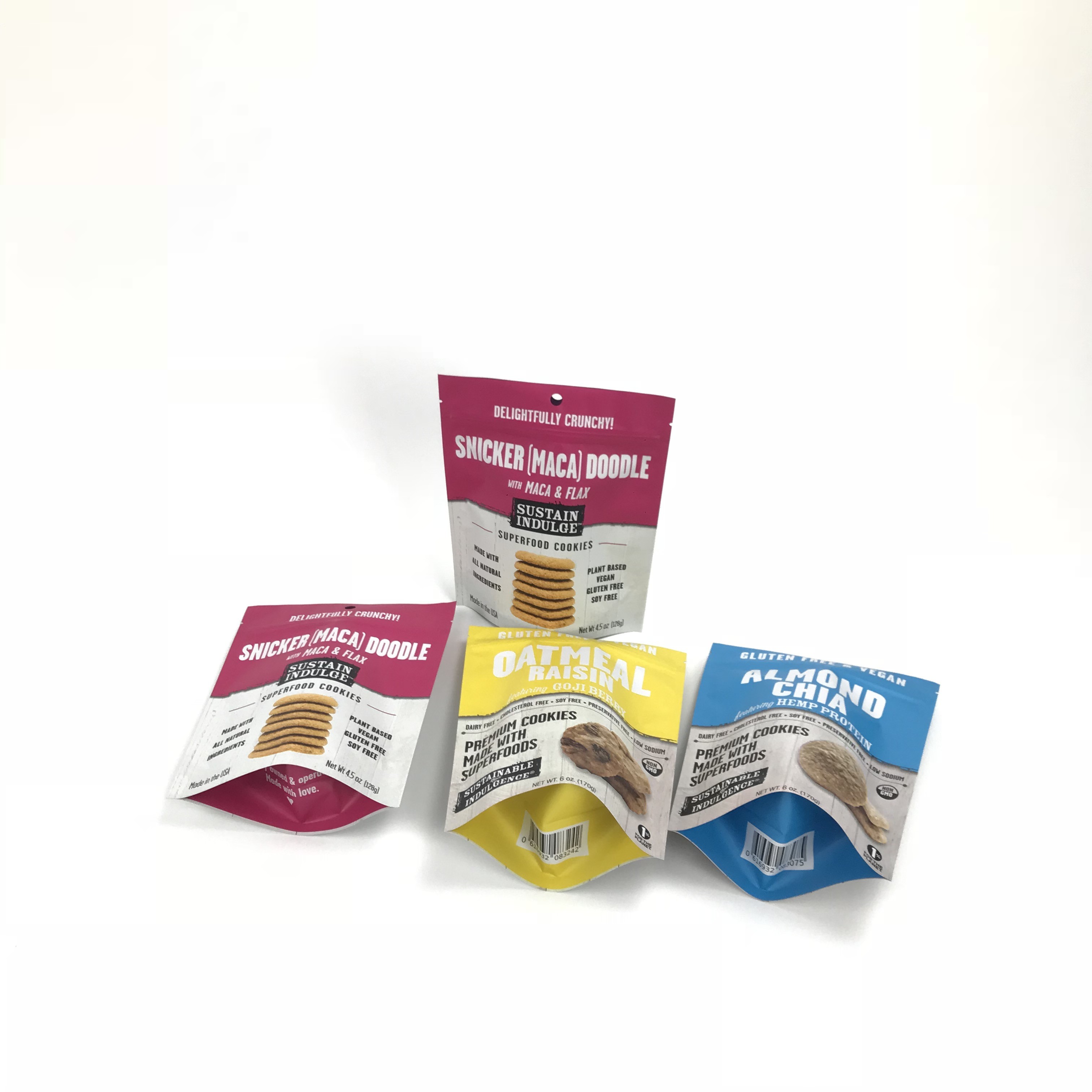 3.5 جرام مضاد للرائحة زيبلوك الوقوف الحقائب السكر كاندي كوكي الحقيبة البلاستيكية التعبئة والتغليف