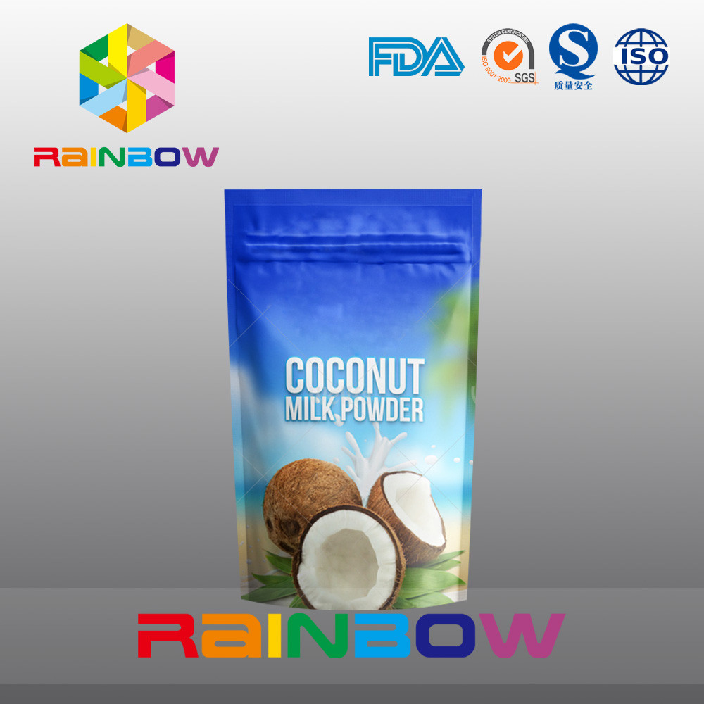 مسحوق الكولاجين / حليب الماعز النقي مسحوق الألومنيوم احباط الحقيبة التعبئة والتغليف مع سحاب