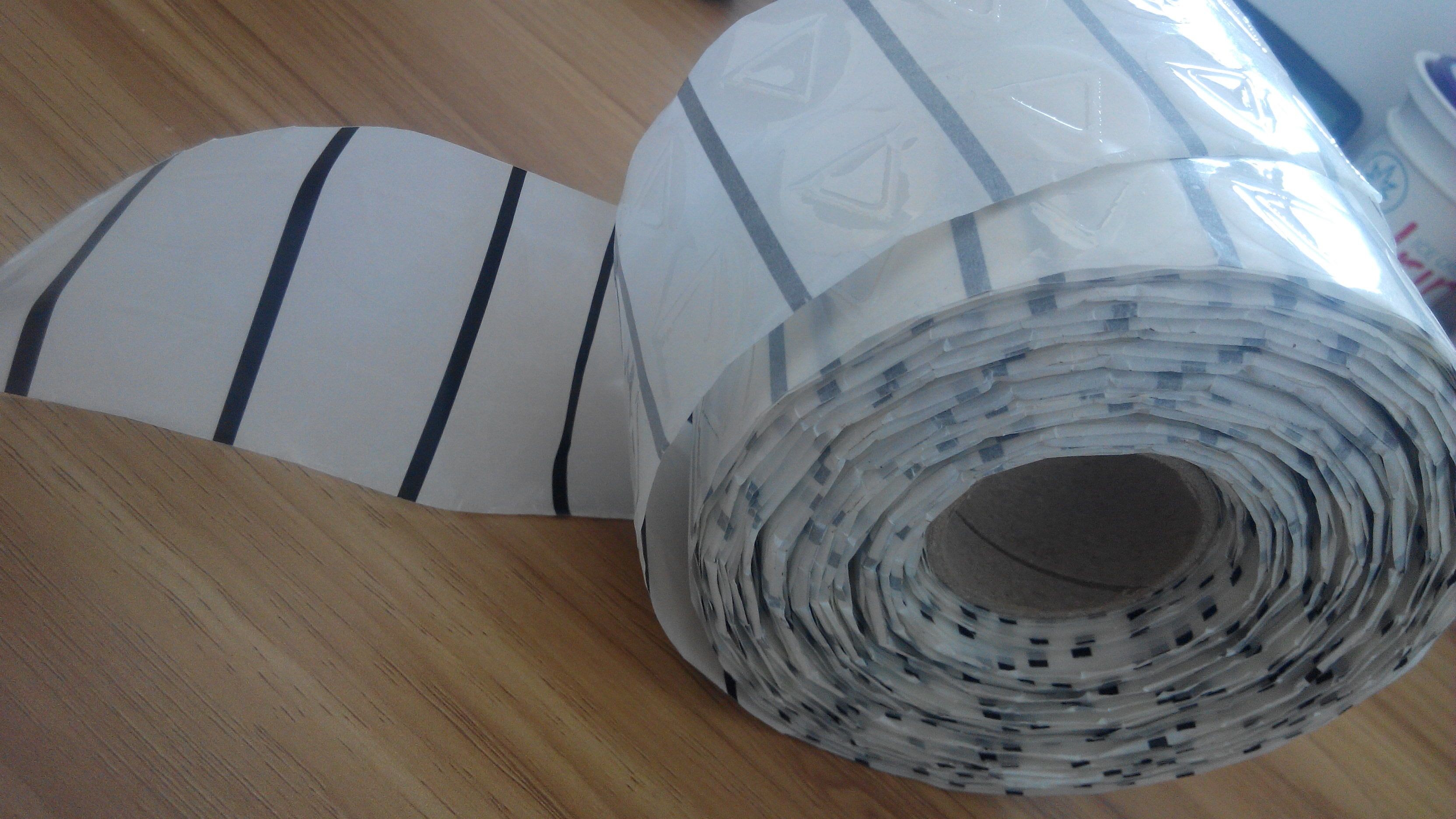 مخصص مكفوفين الرجل اللمس التحذير تسمية تقليص كم تسميات مع لفة لزجاجة