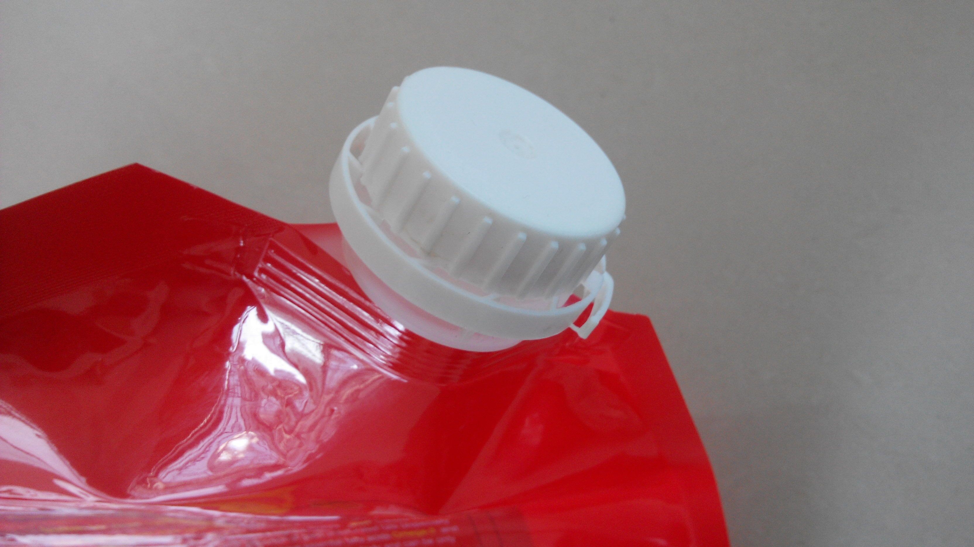 طباعة الشعار الوقوف الحقيبة صنبور مع مقبض لزيت الطبخ 4.5L / Huile دي Canola