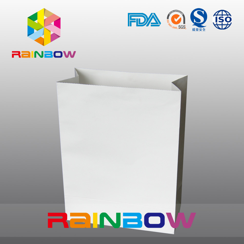 كيس ورقي حقيبة تسوق Supermaket للأغذية ، أكياس التعبئة الملابس