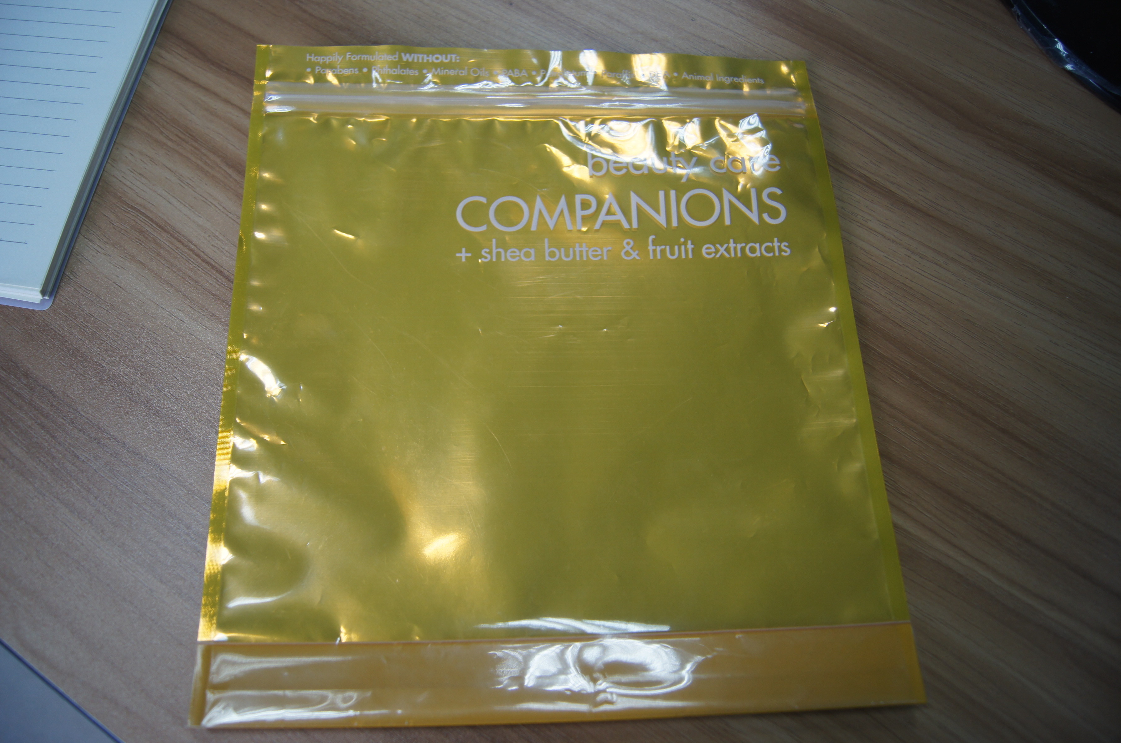 الجبهة الشفافة البلاستيك الشفاف حقيبة تغليف مستحضرات التجميل مع سحاب