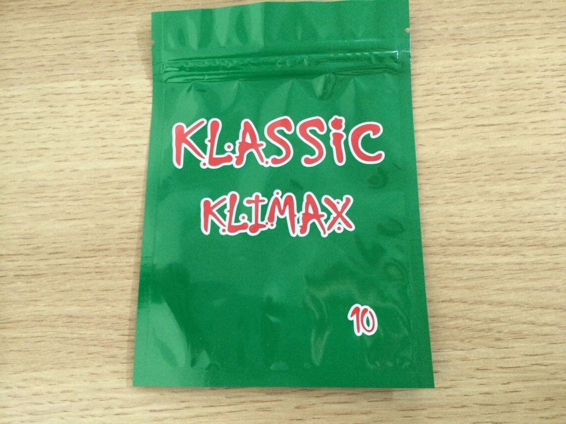 رقائق الألومنيوم مغلفة المعاد تدويرها الاعشاب - البخور مايلر زيبلوك حقيبة