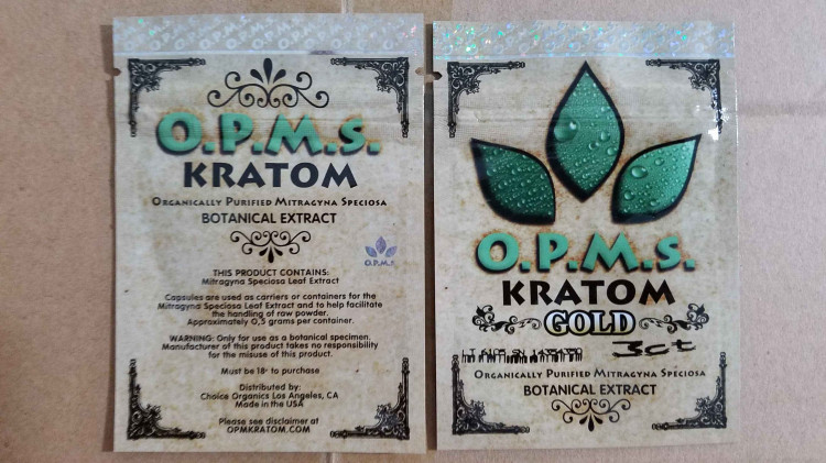 مخصص kratom العشبية البخور التغليف / 3ct opms كبسولات kratom حقيبة