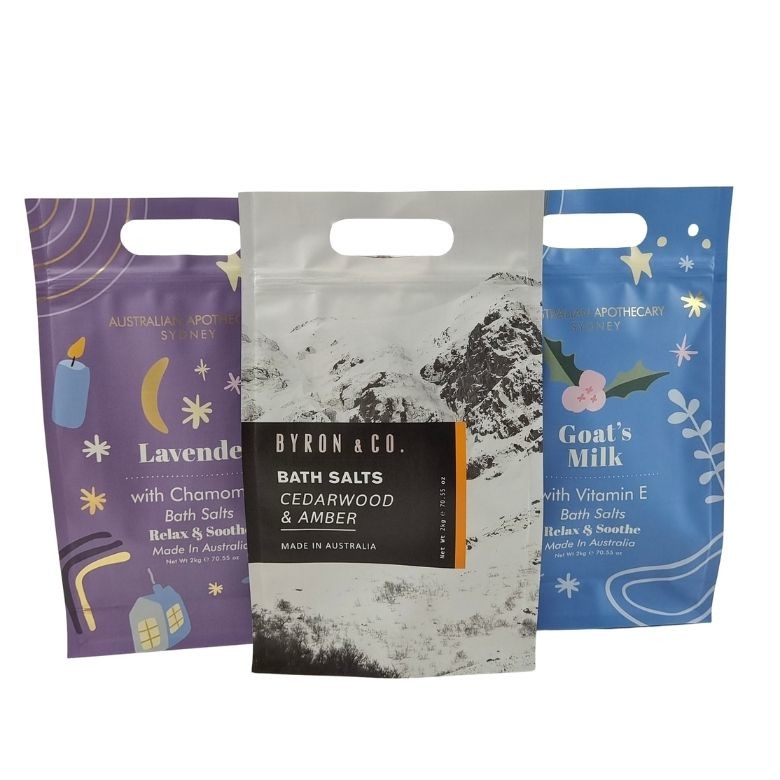 تصميم مخصص الوقوف زيبر الحقيبة فرك الجسم التعبئة والتغليف أكياس رقائق الألومنيوم مايلر