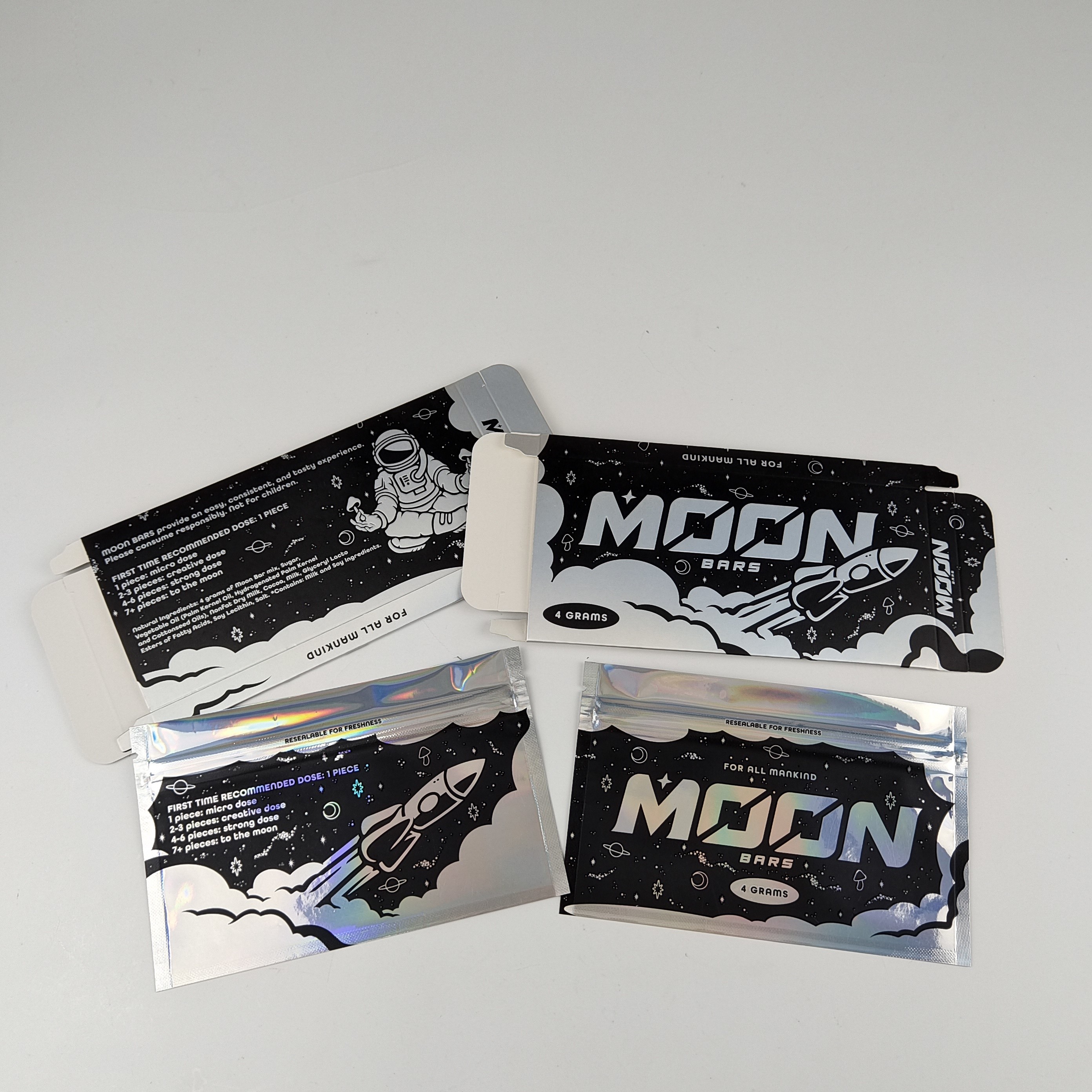 حلوى الشوكولاته بار تغليف المواد الغذائية ورقة مربع مخصص طباعة علب الورق المقوى الغذاء