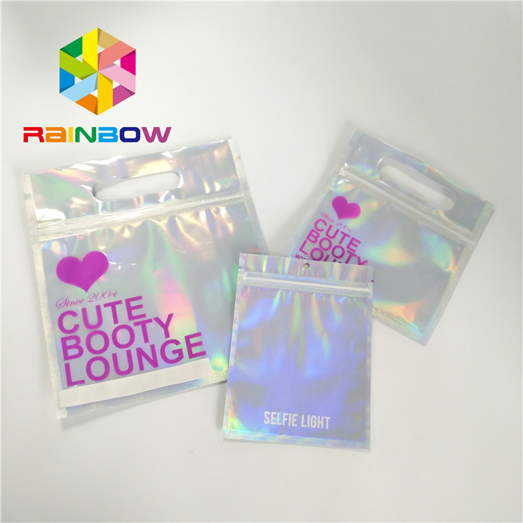 ماء كيس التغليف البلاستيكية بيكيني لينة اللمس ملابس السباحة إعادة تدوير أكياس الرمز البريدي قفل