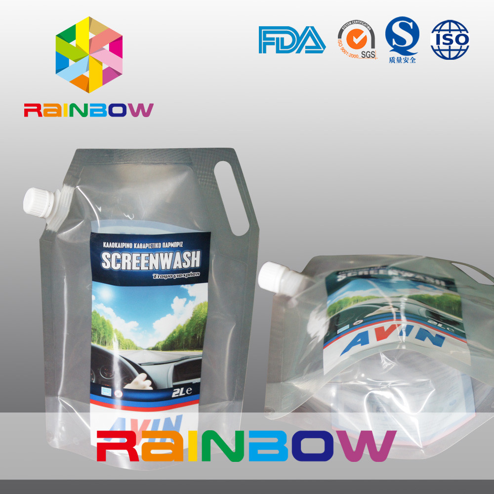 3L المياه برهان شفاف أو الطباعة الوقوف الحقيبة صنبور زجاجة السائل حقيبة