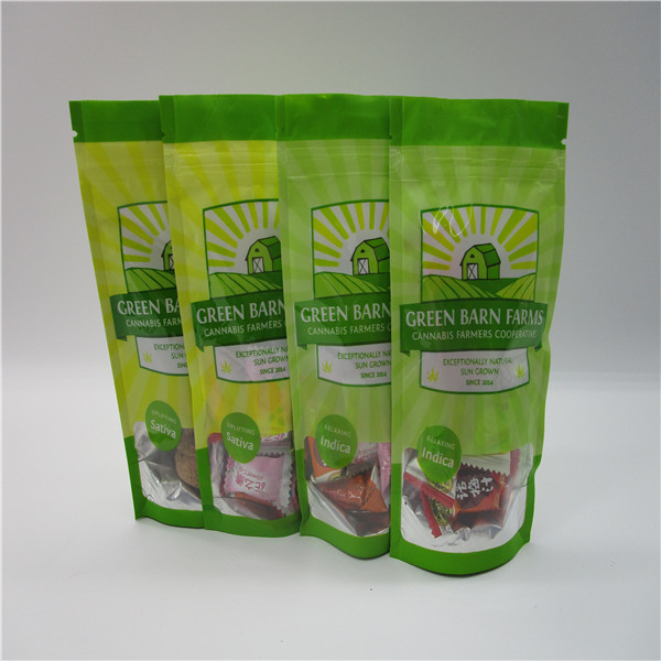 بذور القنب التعبئة والتغليف الحقيبة الخاصة Lable البلاستيك مع سحاب للحصول على بذور Connabis